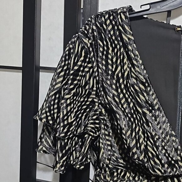 House of Harlow 1960 x Revolve Zebra Print Maxi Dress Size XS New - Picture 6 of 12